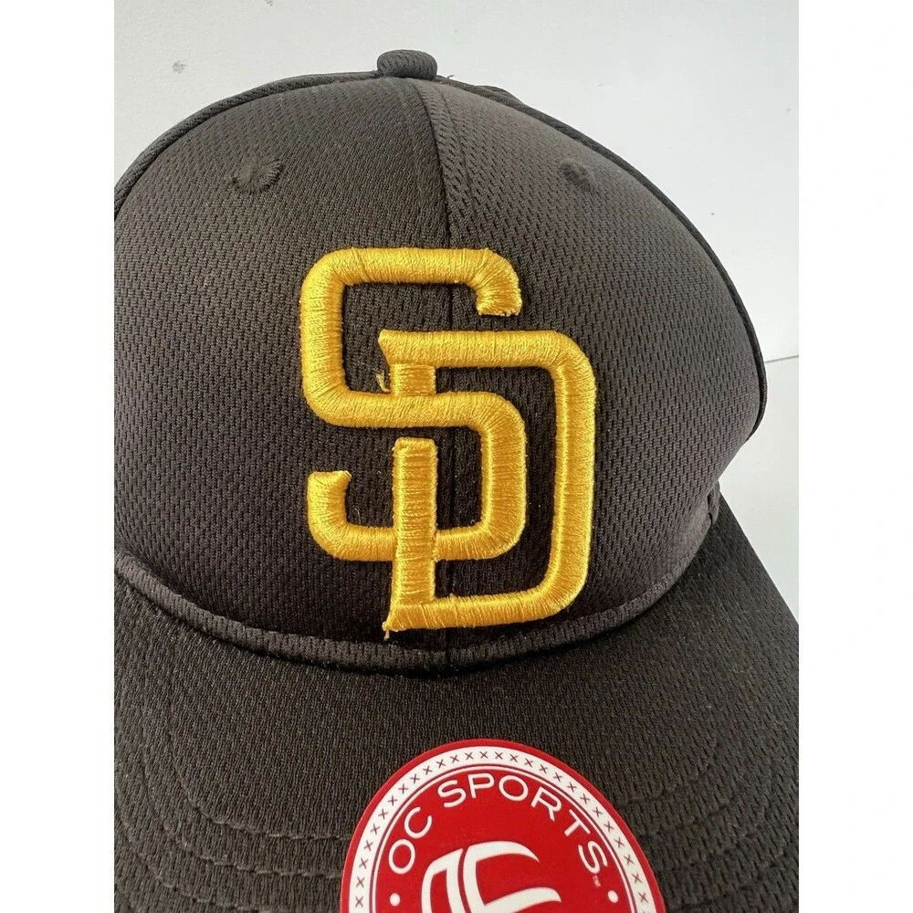 OC Sports San Diego Padres Brown Yellow MLB Cap One Size Adjustable Baseball